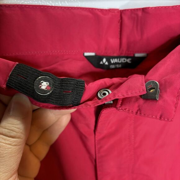 Vaude Girls Size 158/164 Detective Antimos Zip-Off Pants Pink Windproof 80 Eco - Picture 7 of 10